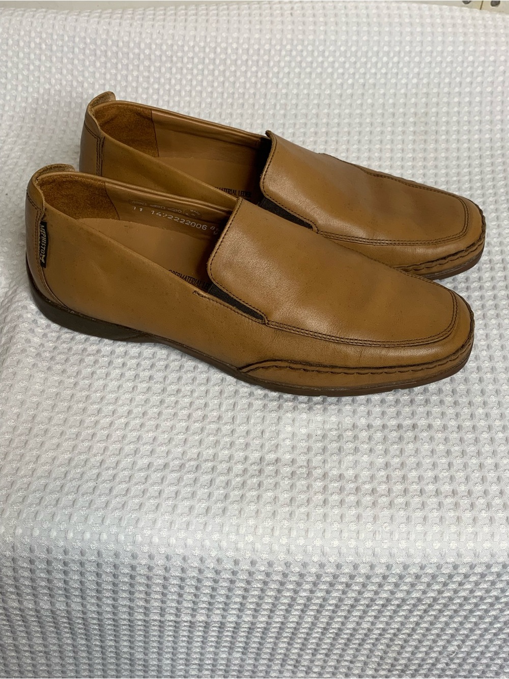 Men's Mephisto Edlef leather Slip on loafers size 9